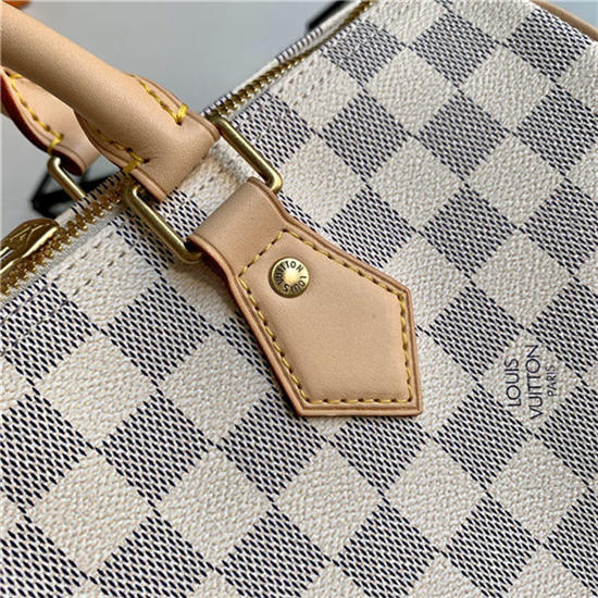 Louis Vuitton Speedy Bandoulière 30 Bag Damier Azur N41373 High