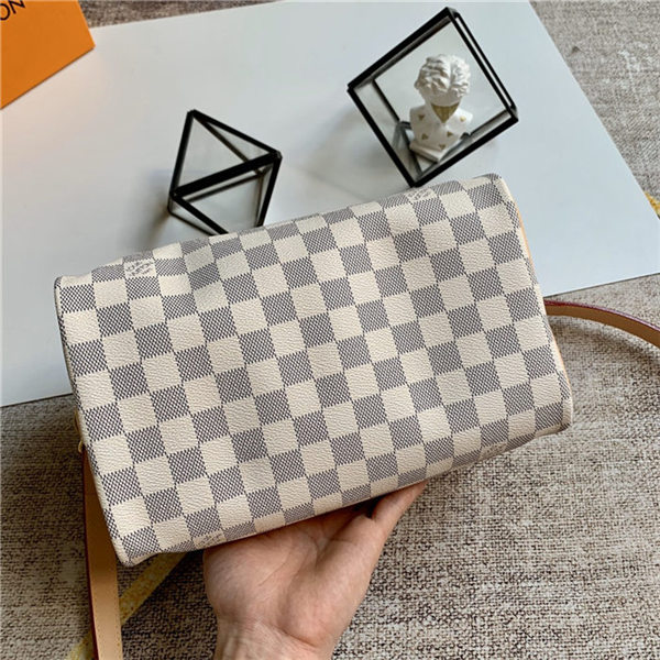 Louis Vuitton Speedy Bandoulière 25 Bag Damier Azur N41374 High