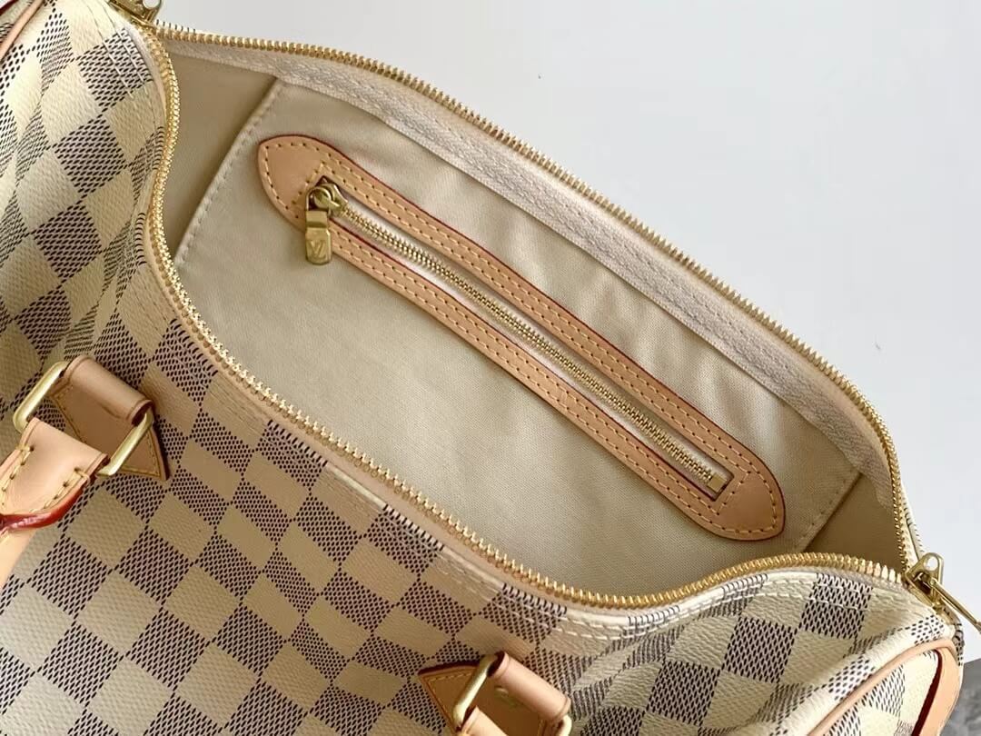 Louis Vuitton Speedy Bandoulière 35 Bag Damier Azur High