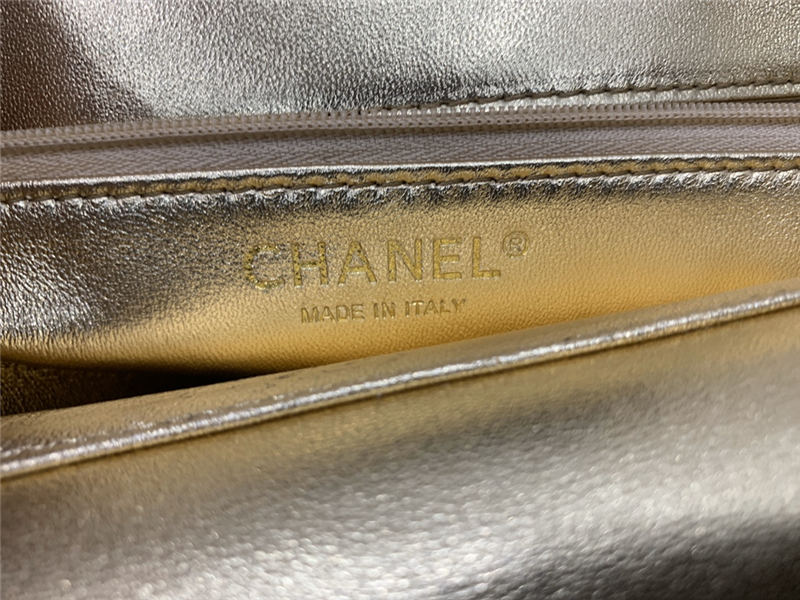 Chanel Small Flap Bag 57275 Lambskin Gold High