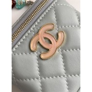 Chanel clutch with Chain AP3230 Lambskin Gold Metal Enamel A