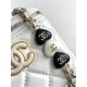 Chanel clutch with Chain AP3230 Lambskin Gold Metal Enamel A