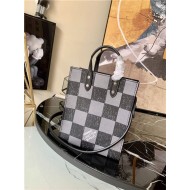 Louis Vuitton SAC PLAT XS Cowhide leather Black N60479 High