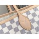 Louis Vuitton Neverfull MM Bag Damier Azur N41361 High