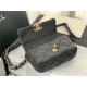 Chanel 19 Waist Bag AS1163 Lambskin Black High