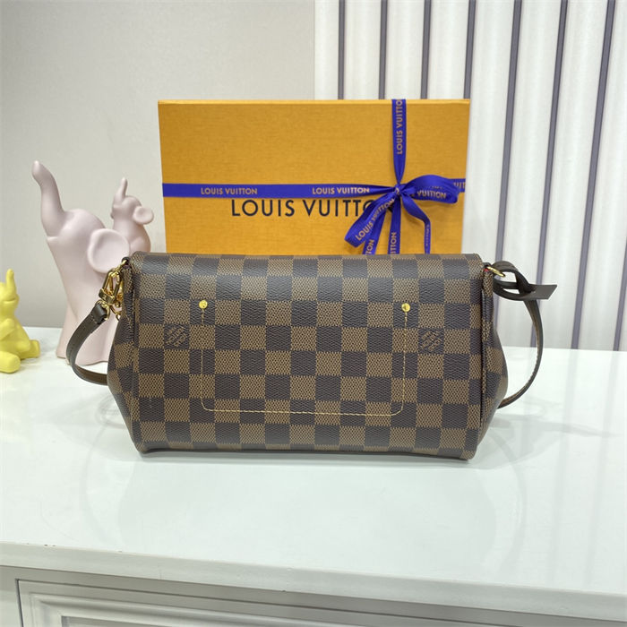 Louis Vuitton Favorite MM Bag Damier Ebene N41129 High