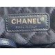 Chanel 22 LARGE HANDBAG Denim & Silver-Tone Metal AS3262 High