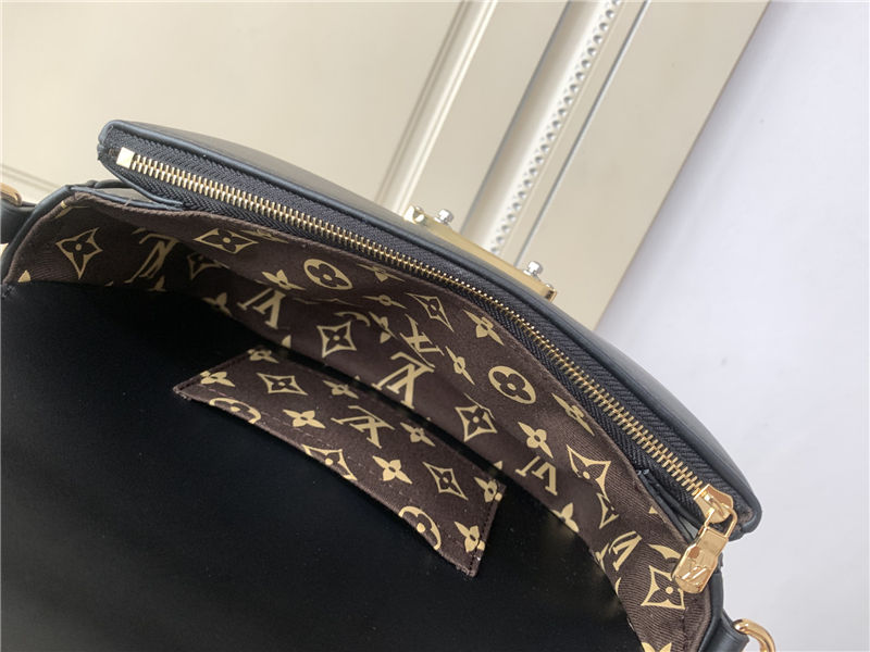 Louis Vuitton SWING Handbag Calfskin leather Black M20393 High