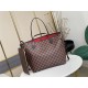 Louis Vuitton Neverfull MM Bag Damier Ebene N41358 High