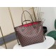 Louis Vuitton Neverfull MM Bag Damier Ebene N41358 High