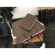 Louis Vuitton Neverfull MM Bag Damier Ebene N41603 High