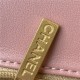 Mini FLAP BAG Lambskin Gold-Metal AS1787 Dusty Pink A