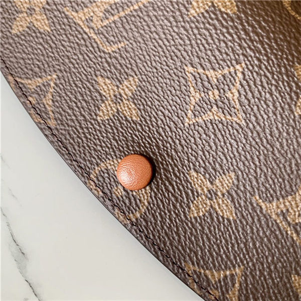 Louis Vuitton EMILIE Wallet Monogram Canvas Coffee High