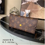 Louis Vuitton EMILIE Wallet Monogram Canvas Yellow High