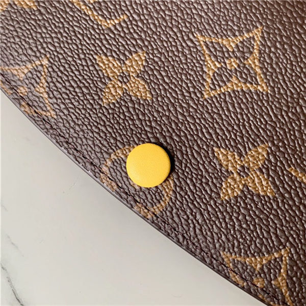 Louis Vuitton EMILIE Wallet Monogram Canvas Yellow High