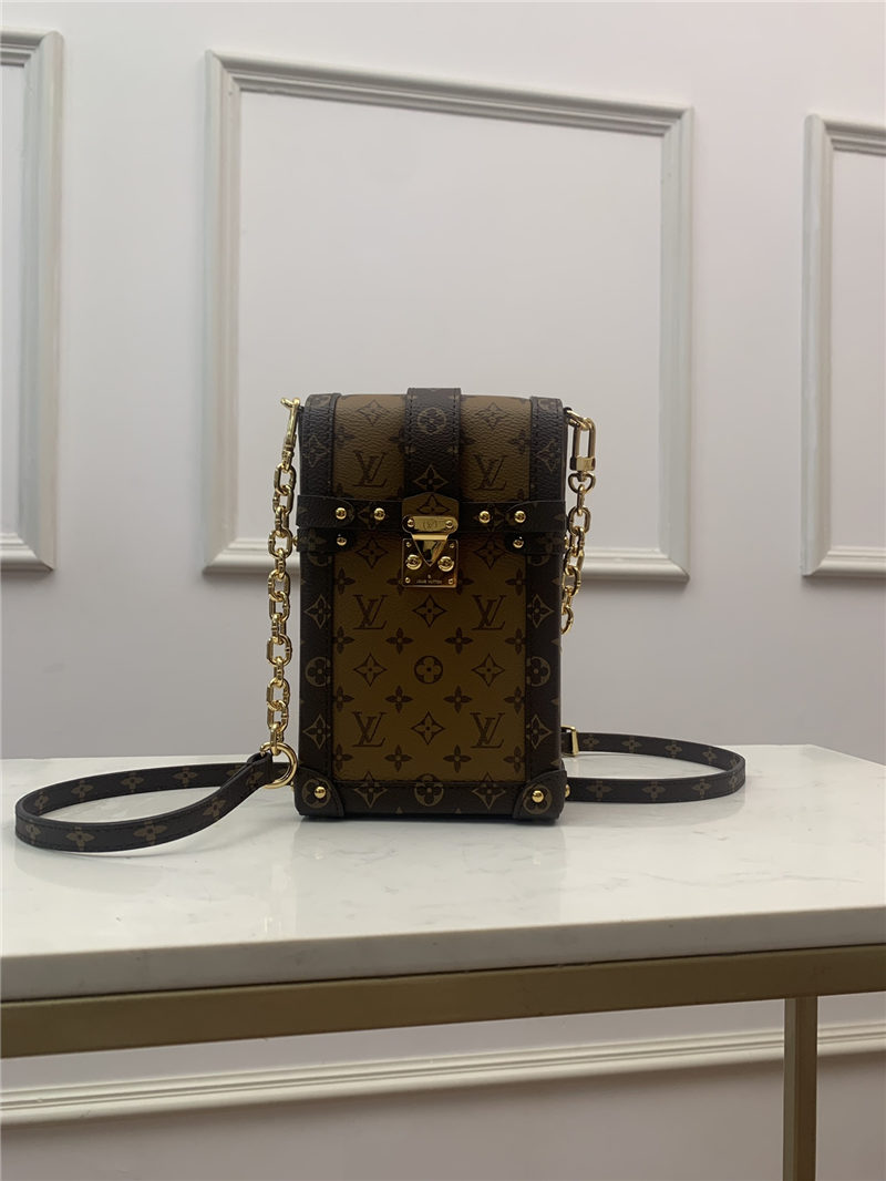 Louis Vuitton VERTICAL TRUNK POCHETTE Monogram M67873 High