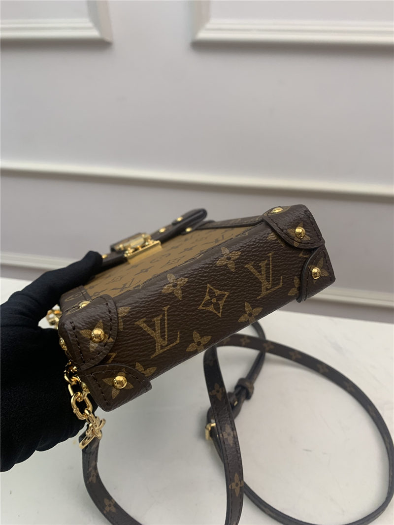 Louis Vuitton VERTICAL TRUNK POCHETTE Monogram M67873 High