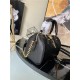 Louis Vuitton SPEEDY BANDOULIÈRE 20 Embossed grained cowhide leather M58953 Black High