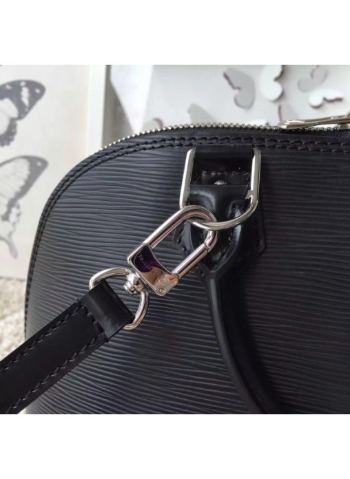 Louis Vuitton Alma PM Bag In Black Epi Leather M40302 High