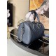 Louis Vuitton SPEEDY BANDOULIÈRE 20 Embossed grained cowhide leather M58953 Navy Nacre High