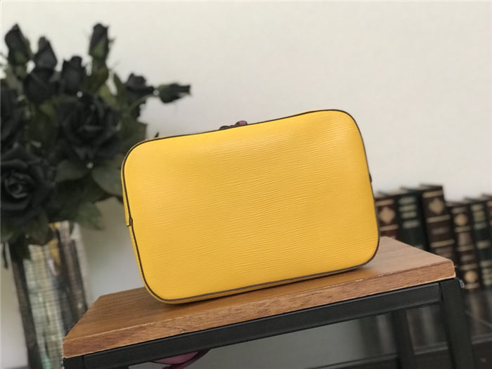 Louis Vuitton NéoNoé MM Bag Epi Leather Yellow M54369 High