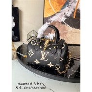 Louis Vuitton SPEEDY BANDOULIÈRE 20 Embossed grained cowhide leather M58953 High