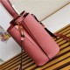 Small Saffiano Leather Prada Panier Bag Pink-I High