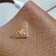 Medium Saffiano Leather Prada Panier Bag Tan High