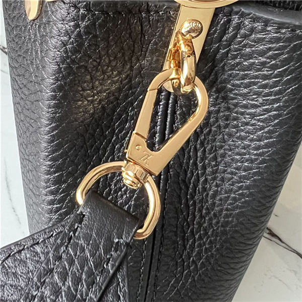 Louis Vuitton CAPUCINES MINI Taurillon Black M56669 High