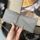 Louis Vuitton MULTIPLE WALLET Taiga cowhide leather M30800 Blue High