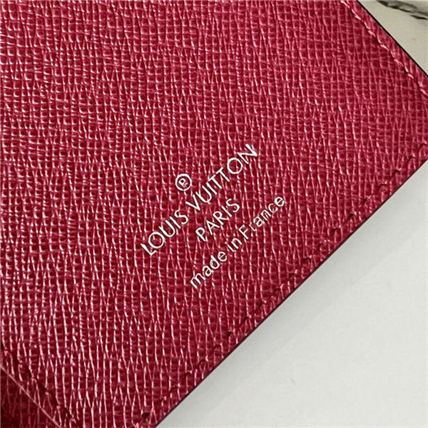 Louis Vuitton BRAZZA WALLET Taiga cowhide leather M30791 Grey High