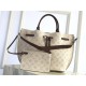 Louis Vuitton Girolata Bag Mahina Leather Cream High