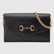 Gucci Horsebit 1955 small bag 677286 Black High