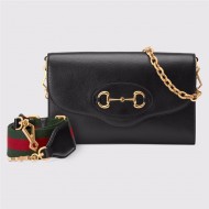 Gucci Horsebit 1955 small bag 677286 Black High