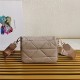 Prada System nappa leather patchwork bag Taupe High