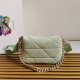 Prada System nappa leather patchwork bag Green High