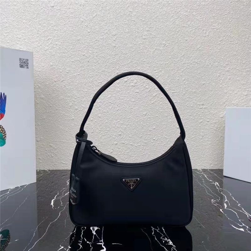 Prada Re-Nylon Re-Edition 2000 mini-bag Black High