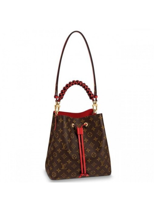 Louis Vuitton NéoNoé MM Bag Braided Handle Monogram Canvas M43985 High