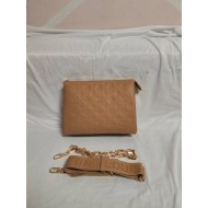 Louis Vuitton COUSSIN PM Monogram-embossed puffy lambskin Khaki M57790 High