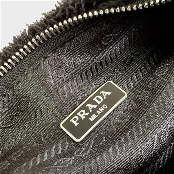 Prada Re-Edition 2000 terry mini-bag Black High