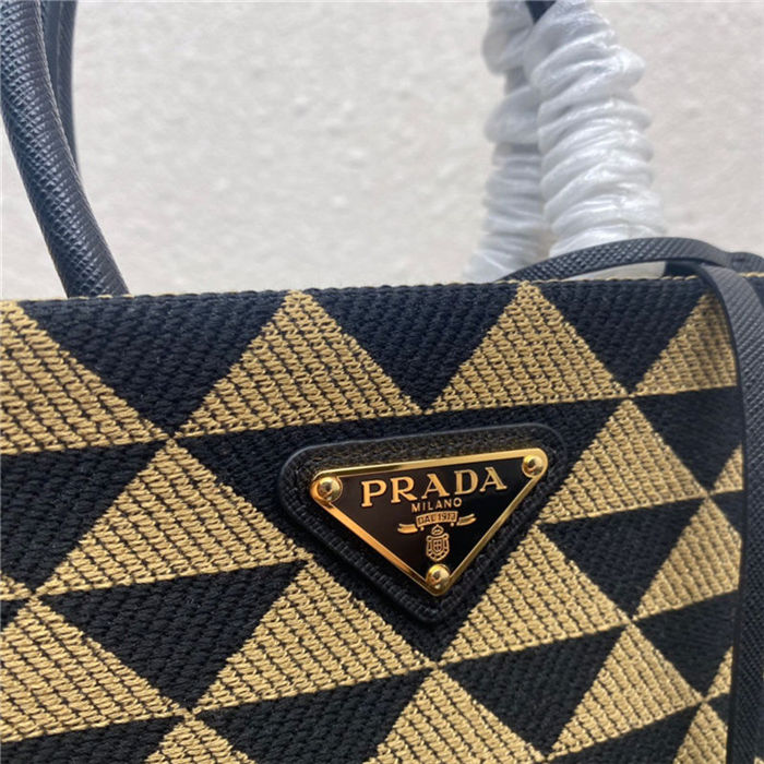 Prada Symbole Jacquard Fabric Micro Bag 1BA355 High