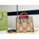 Gucci Diana jumbo GG small tote bag 660195 Camel and ebony jumbo GG canvas High