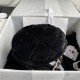 Chanel Bucket Bag Shearling AS2257 Black High