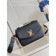 Louis Vuitton Oxford Lockme Grained calf leather M22735 Black High