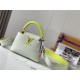 Louis Vuitton CAPUCINES MINI Taurillon White M59440 High