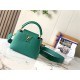 Louis Vuitton CAPUCINES MINI Taurillon Dk-Green M59440 High