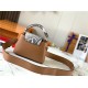 Louis Vuitton CAPUCINES MINI Taurillon/Python Camel M80931 High