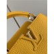 Louis Vuitton CAPUCINES MINI Taurillon Mustard M59709 High