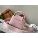 Louis Vuitton CAPUCINES MINI Taurillon Pink M80239 High