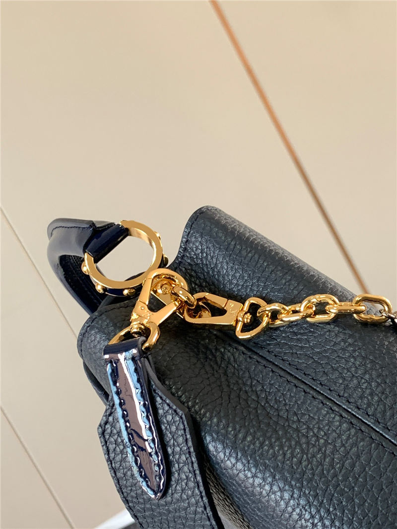 Louis Vuitton CAPUCINES MINI Taurillon Navy M80239 High